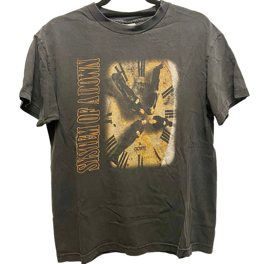 Vintage Y2K System of a Down Band Shirt Adult Medium